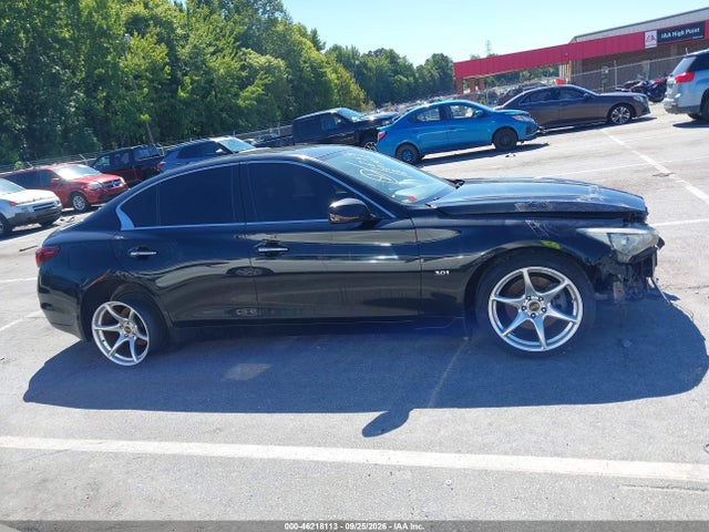 2016 Infiniti Q50 3.0t Premium მანქანა იყიდება აუქციონზე, vin: JN1EV7AR7GM343052, აუქციონის ნომერი: 46218113