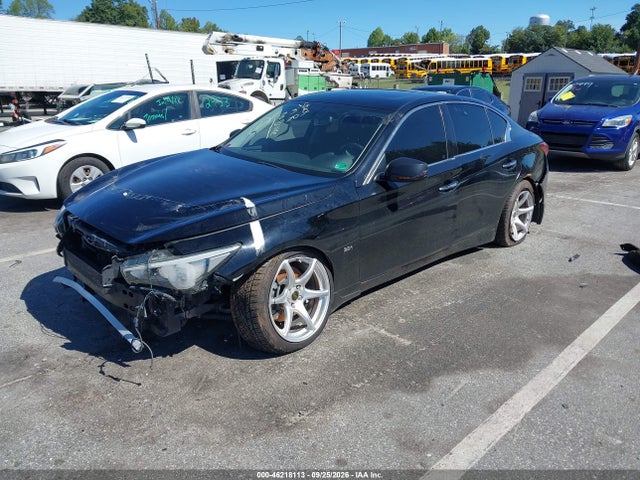 2016 Infiniti Q50 3.0t Premium მანქანა იყიდება აუქციონზე, vin: JN1EV7AR7GM343052, აუქციონის ნომერი: 46218113