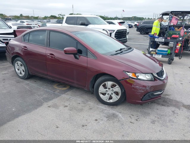 Aukcja sprzedaży 2014 Honda Civic Lx, vin: 19XFB2F58EE008929, numer aukcji: 46218177