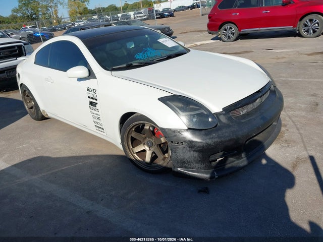 2003 Infiniti G35 Base W/leather მანქანა იყიდება აუქციონზე, vin: JNKCV54E83M206079, აუქციონის ნომერი: 46218265