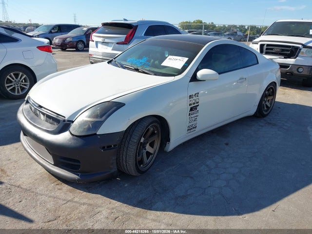 2003 Infiniti G35 Base W/leather მანქანა იყიდება აუქციონზე, vin: JNKCV54E83M206079, აუქციონის ნომერი: 46218265