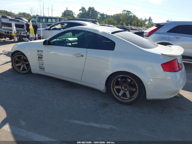 2003 Infiniti G35 Base W/leather მანქანა იყიდება აუქციონზე, vin: JNKCV54E83M206079, აუქციონის ნომერი: 46218265