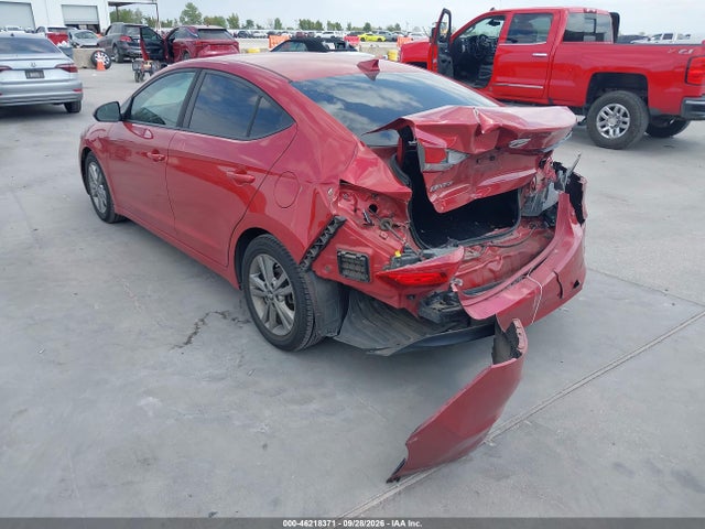 2018 Hyundai Elantra Sel მანქანა იყიდება აუქციონზე, vin: 5NPD84LFXJH315085, აუქციონის ნომერი: 46218371