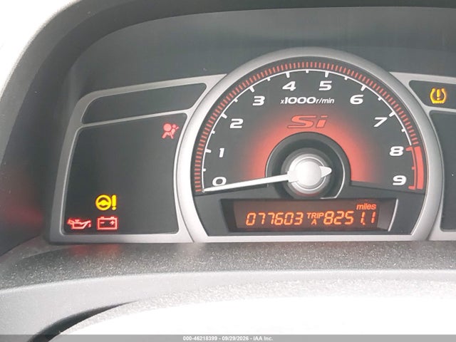 Продажа на аукционе авто 2008 Honda Civic Si, vin: 2HGFG21578H700215, номер лота: 46218399