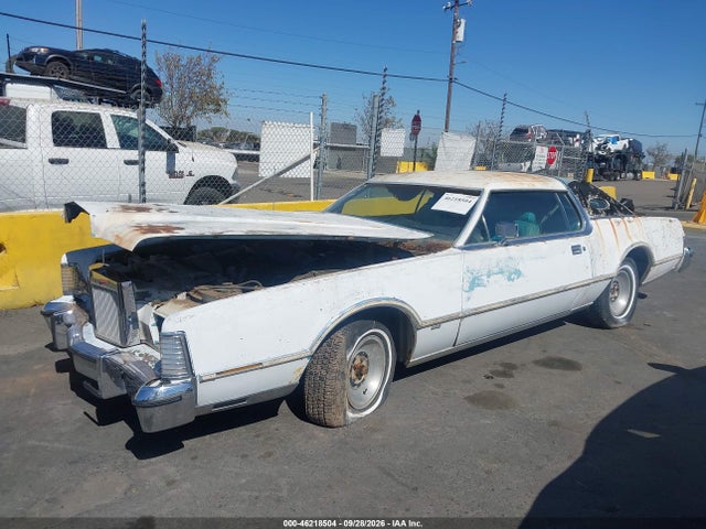 46218504 :رقم المزاد ، 6y89AB866263 vin ، 1976 Lincoln Continental مزاد بيع