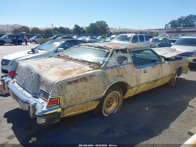 46218504 :رقم المزاد ، 6y89AB866263 vin ، 1976 Lincoln Continental مزاد بيع