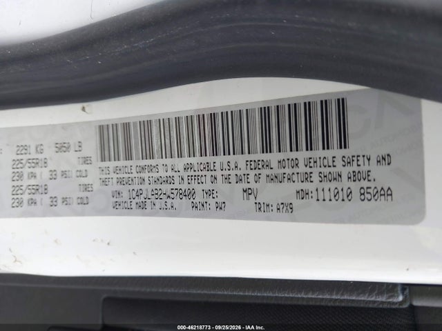 Продажа на аукционе авто 2017 Jeep Cherokee Altitude Fwd, vin: 1C4PJLAB2HW578400, номер лота: 46218773