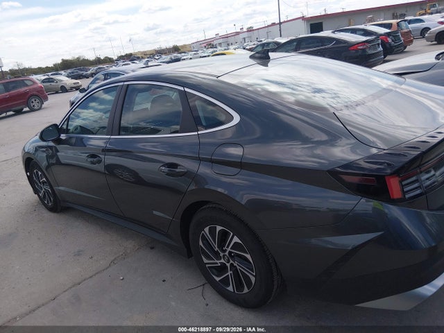 46218897 :رقم المزاد ، KMHL24JJ5TA173710 vin ، 2026 Hyundai Sonata Hybrid Blue مزاد بيع