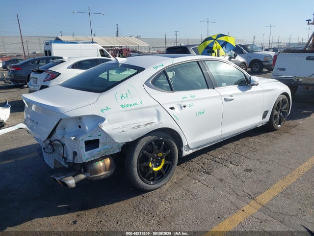 46218909 :رقم المزاد ، KMTG34TAXPU109040 vin ، 2023 Genesis G70 2.0t Rwd مزاد بيع