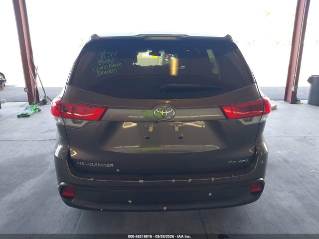 2019 Toyota Highlander Le მანქანა იყიდება აუქციონზე, vin: 5TDBZRFH2KS946035, აუქციონის ნომერი: 46218916