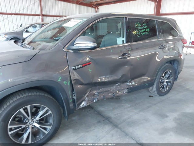 2019 Toyota Highlander Le მანქანა იყიდება აუქციონზე, vin: 5TDBZRFH2KS946035, აუქციონის ნომერი: 46218916