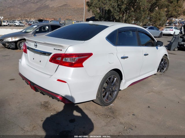 2017 Nissan Sentra Nismo მანქანა იყიდება აუქციონზე, vin: 3N1CB7APXHY250619, აუქციონის ნომერი: 46218993