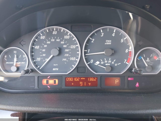 Продаж на аукціоні авто 2001 Bmw 330ci, vin: WBABN53491JU36375, номер лоту: 46219052