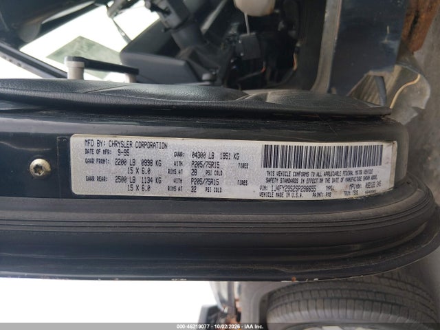 Продажа на аукционе авто 1995 Jeep Wrangler / Yj Se, vin: 1J4FY29S2SP298655, номер лота: 46219077