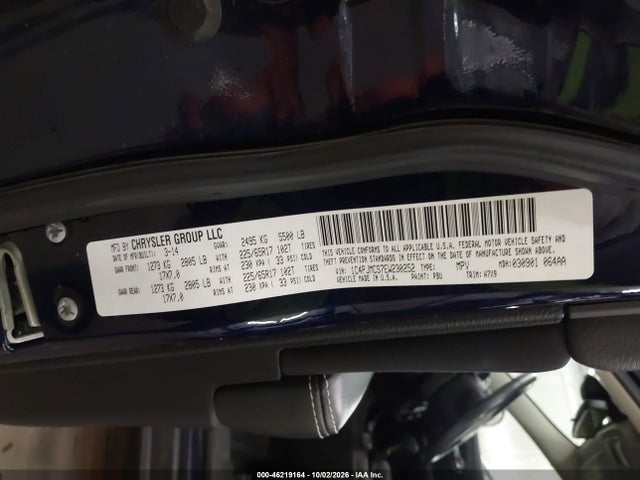 46219164 :رقم المزاد ، 1C4PJMCS7EW230252 vin ، 2014 Jeep Cherokee Latitude مزاد بيع