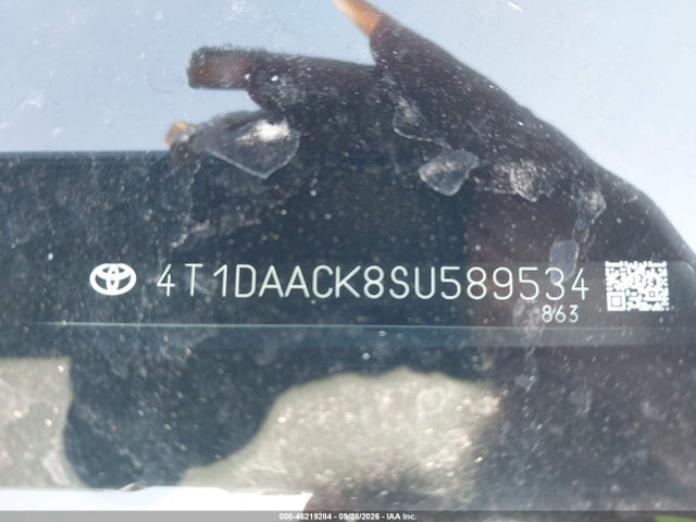 Aukcja sprzedaży 2025 Toyota Camry Le, vin: 4T1DAACK8SU589534, numer aukcji: 46219284