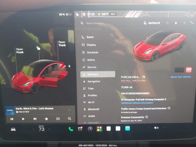 Aukcja sprzedaży 2021 Tesla Model 3 Performance Dual Motor All-wheel Drive, vin: 5YJ3E1EC5MF935867, numer aukcji: 46219552