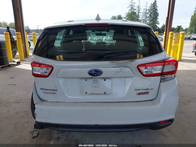 2019 Subaru Impreza 2.0i Sport მანქანა იყიდება აუქციონზე, vin: 4S3GTAM67K3752712, აუქციონის ნომერი: 46219580
