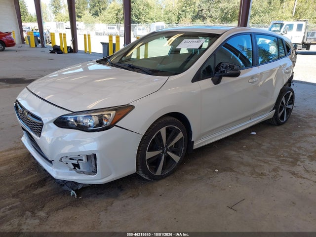 2019 Subaru Impreza 2.0i Sport მანქანა იყიდება აუქციონზე, vin: 4S3GTAM67K3752712, აუქციონის ნომერი: 46219580