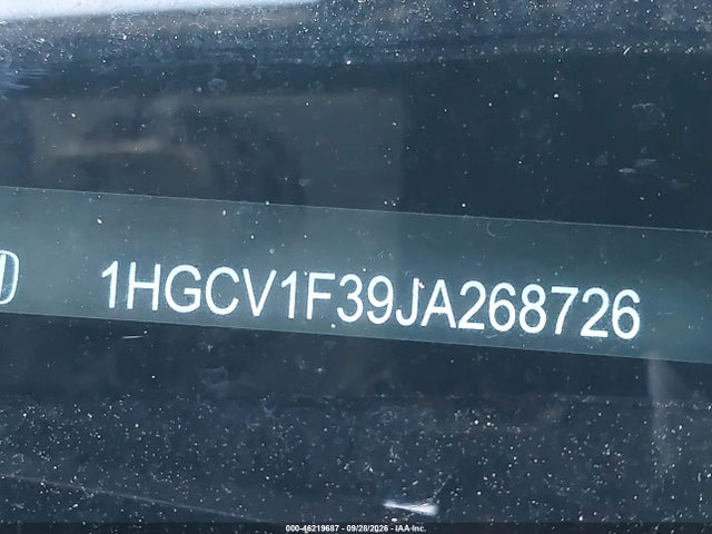 46219687 :رقم المزاد ، 1HGCV1F39JA268726 vin ، 2018 Honda Accord Sport مزاد بيع
