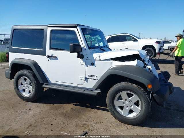 46219875 :رقم المزاد ، 1C4AJWAGXCL184608 vin ، 2012 Jeep Wrangler Sport مزاد بيع