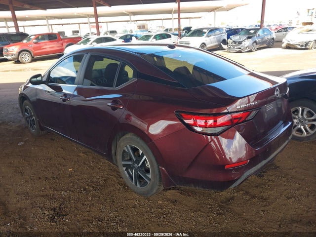 2025 Nissan Sentra Sv მანქანა იყიდება აუქციონზე, vin: 3N1AB8CV7SY399716, აუქციონის ნომერი: 46220023