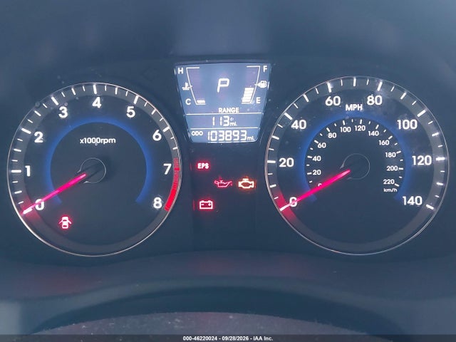 Aukcja sprzedaży 2012 Hyundai Accent Gls, vin: KMHCU4AE9CU110394, numer aukcji: 46220024