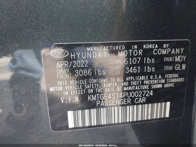Genesis Electrified G80 2023 KMTGE4S14PU002724 Image 9
