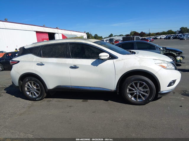 Продаж на аукціоні авто 2017 Nissan Murano Sl, vin: 5N1AZ2MH9HN155680, номер лоту: 46220092