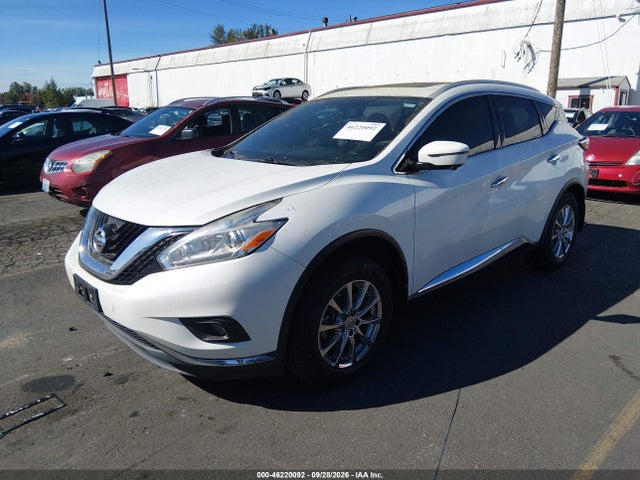 Продаж на аукціоні авто 2017 Nissan Murano Sl, vin: 5N1AZ2MH9HN155680, номер лоту: 46220092