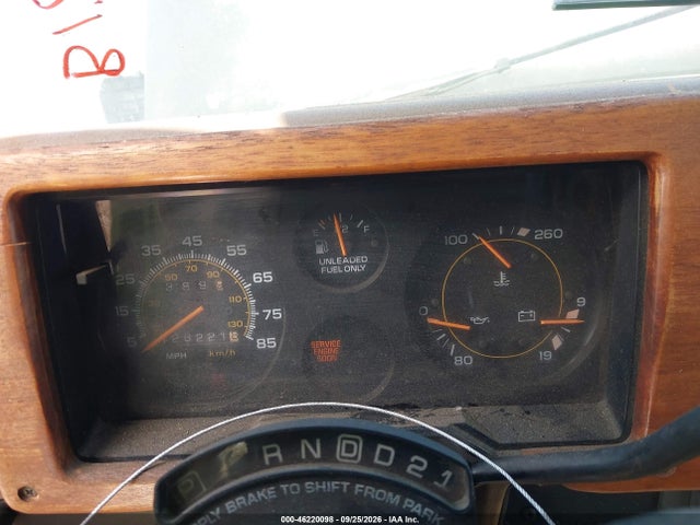 46220098 :رقم المزاد ، 1GBEG25K2SF145441 vin ، 1995 Chevrolet G20 مزاد بيع