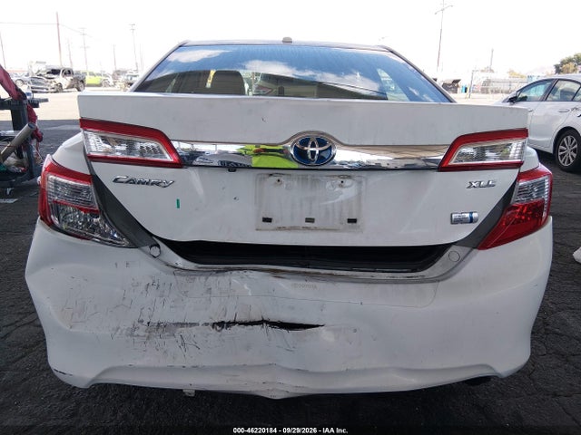 46220184 :رقم المزاد ، 4T1BD1FK5CU061753 vin ، 2012 Toyota Camry Hybrid Xle مزاد بيع