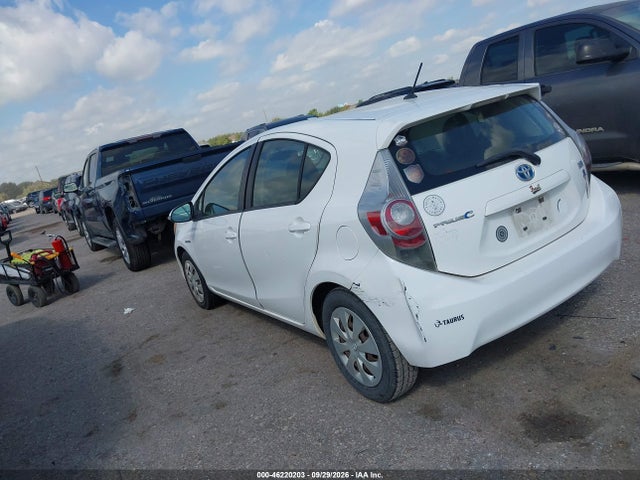 2013 Toyota Prius C Two მანქანა იყიდება აუქციონზე, vin: JTDKDTB3XD1043637, აუქციონის ნომერი: 46220203