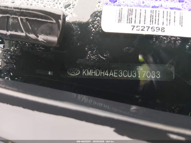 Продажа на аукционе авто 2012 Hyundai Elantra Gls (ulsan Plant), vin: KMHDH4AE3CU317033, номер лота: 46220281
