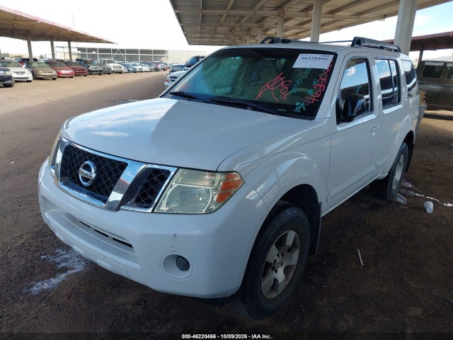 Продаж на аукціоні авто 2010 Nissan Pathfinder S, vin: 5N1AR1NB4AC621313, номер лоту: 46220466