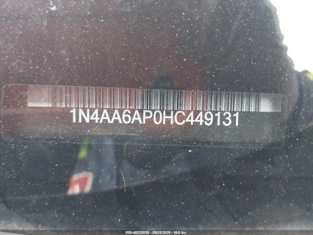 46220526 :رقم المزاد ، 1N4AA6AP0HC449131 vin ، 2017 Nissan Maxima 3.5 S مزاد بيع