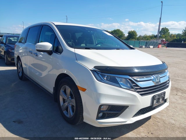 2018 Honda Odyssey Ex-l მანქანა იყიდება აუქციონზე, vin: 5FNRL6H76JB084475, აუქციონის ნომერი: 46220590