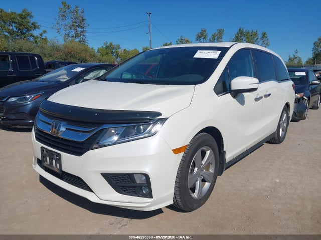 2018 Honda Odyssey Ex-l მანქანა იყიდება აუქციონზე, vin: 5FNRL6H76JB084475, აუქციონის ნომერი: 46220590