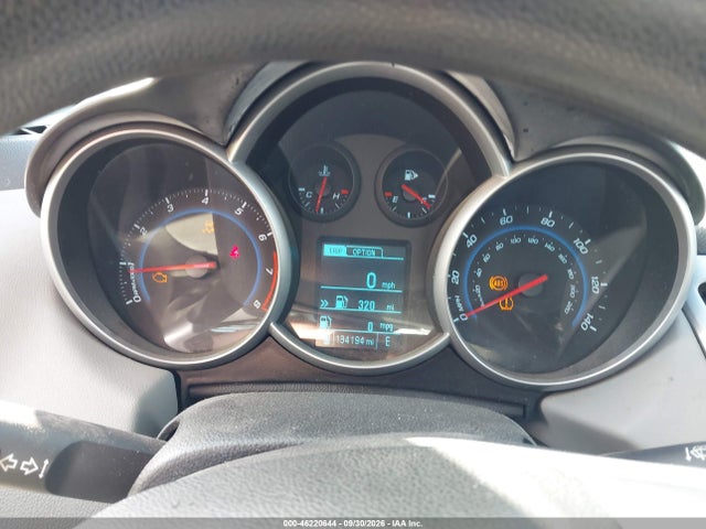 2014 Chevrolet Cruze Ls მანქანა იყიდება აუქციონზე, vin: 1G1PB5SG8E7220588, აუქციონის ნომერი: 46220644