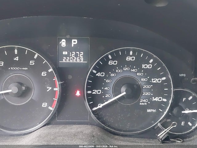 2012 Subaru Outback 2.5i მანქანა იყიდება აუქციონზე, vin: 4S4BRBAC0C3265194, აუქციონის ნომერი: 46220696