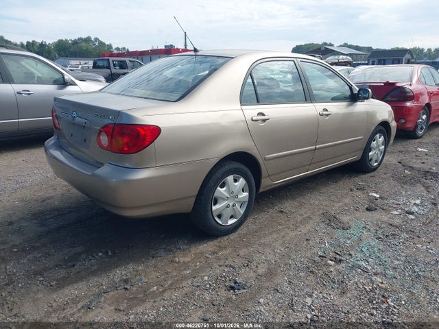46220751 :رقم المزاد ، 1NXBR32E84Z315423 vin ، 2004 Toyota Corolla Le مزاد بيع