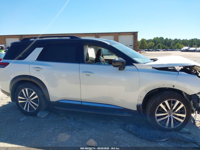 2022 Nissan Pathfinder Platinum 4wd მანქანა იყიდება აუქციონზე, vin: 5N1DR3DK7NC222251, აუქციონის ნომერი: 46220774
