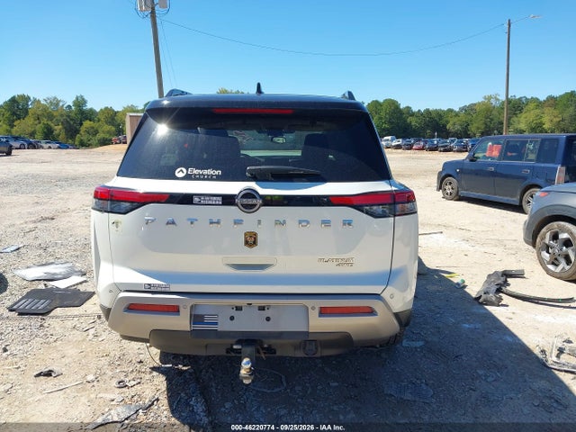 2022 Nissan Pathfinder Platinum 4wd მანქანა იყიდება აუქციონზე, vin: 5N1DR3DK7NC222251, აუქციონის ნომერი: 46220774