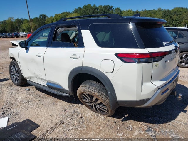 2022 Nissan Pathfinder Platinum 4wd მანქანა იყიდება აუქციონზე, vin: 5N1DR3DK7NC222251, აუქციონის ნომერი: 46220774