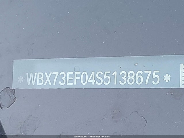 Продаж на аукціоні авто 2025 Bmw X1 Xdrive28i, vin: WBX73EF04S5138675, номер лоту: 46220897