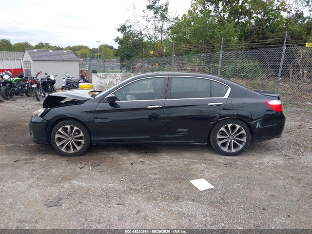 2015 Honda Accord Sport მანქანა იყიდება აუქციონზე, vin: 1HGCR2F50FA106390, აუქციონის ნომერი: 46220964