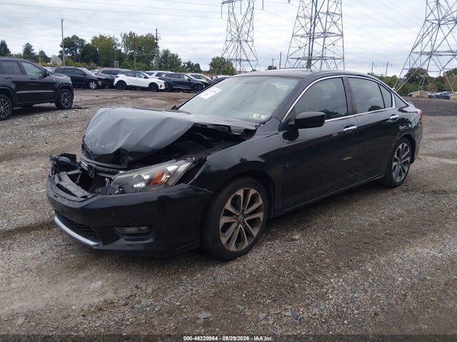 2015 Honda Accord Sport მანქანა იყიდება აუქციონზე, vin: 1HGCR2F50FA106390, აუქციონის ნომერი: 46220964
