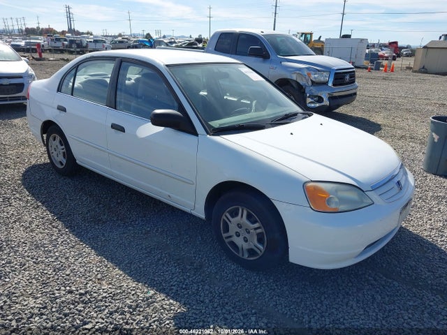 2001 Honda Civic Lx მანქანა იყიდება აუქციონზე, vin: 2HGES16591H608056, აუქციონის ნომერი: 46221062