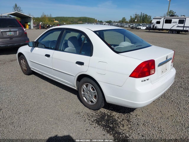 Aukcja sprzedaży 2001 Honda Civic Lx, vin: 2HGES16591H608056, numer aukcji: 46221062
