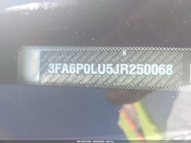 Aukcja sprzedaży 2018 Ford Fusion Hybrid Se, vin: 3FA6P0LU5JR250068, numer aukcji: 46221093